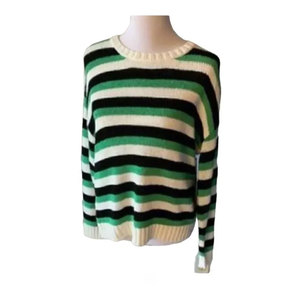 🆕 Vince Camuto Daybreak Striped Colorblock Sweater size M